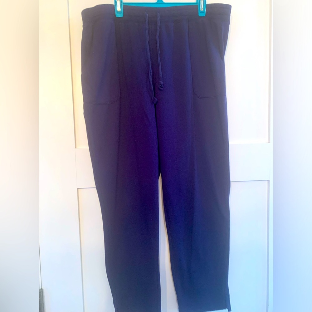 Sonoma Women’s Jersey Pants -Navy Blue -Large